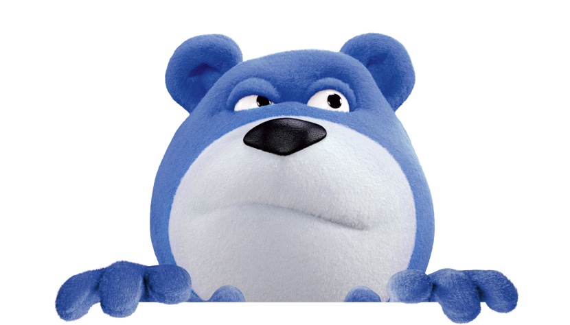 Ourson BOB de Butagaz pas content