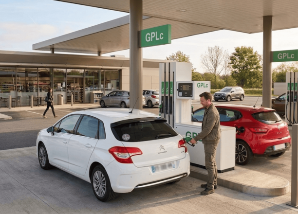 Station service GPL carburant