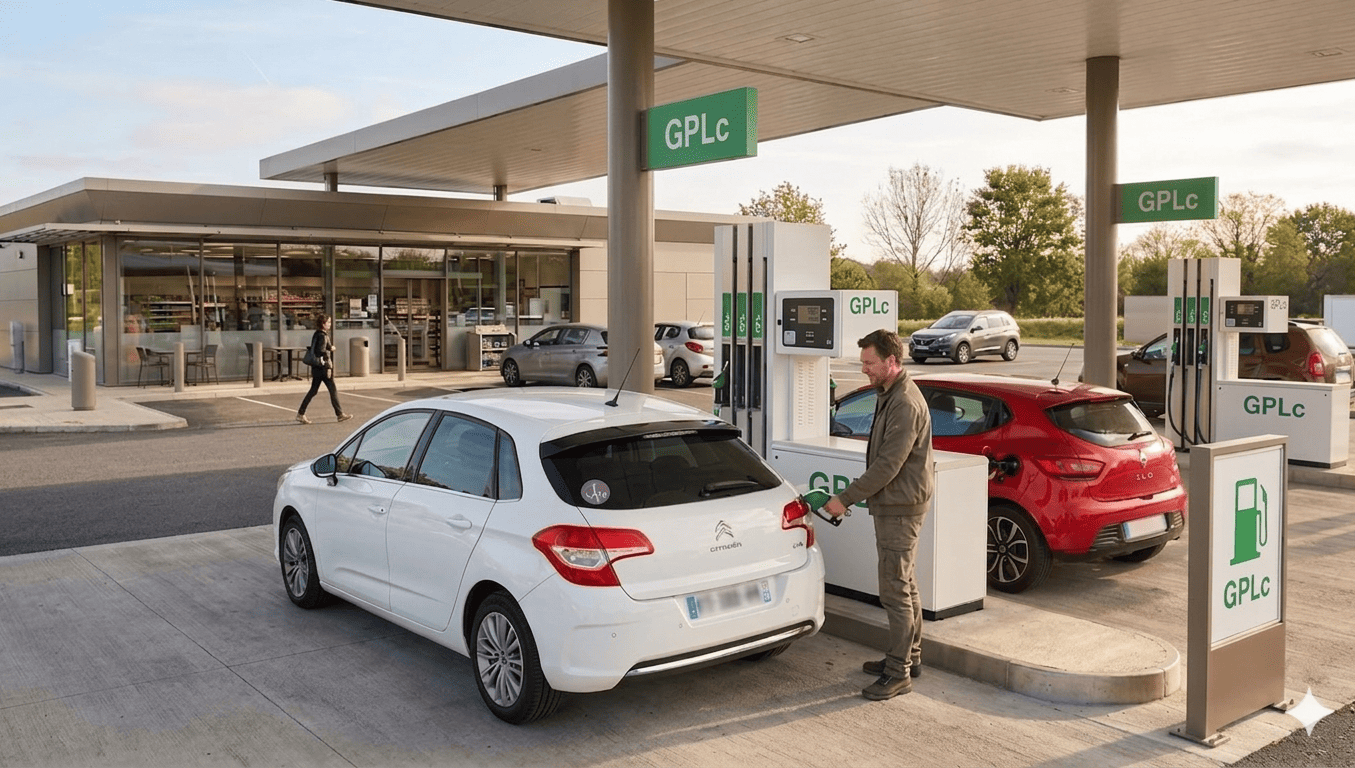 Station service GPL carburant